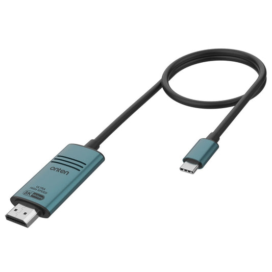 Rynx | Onten UC982 8K 60Hz USB-C / Type-C to HDMI Video HD Converter Cable (Pine Green)