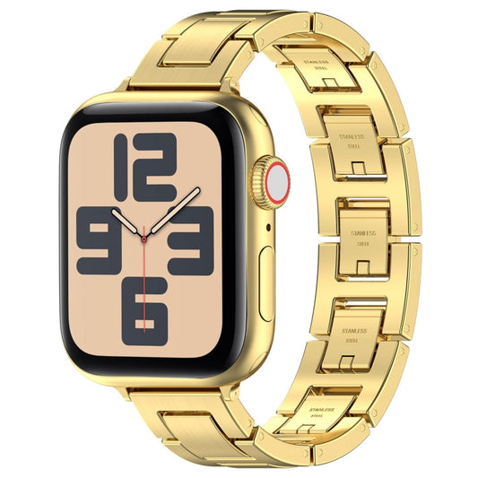 Rynx | For Apple Watch SE 2023 40mm H Slim Stainless Steel Band (Gold)