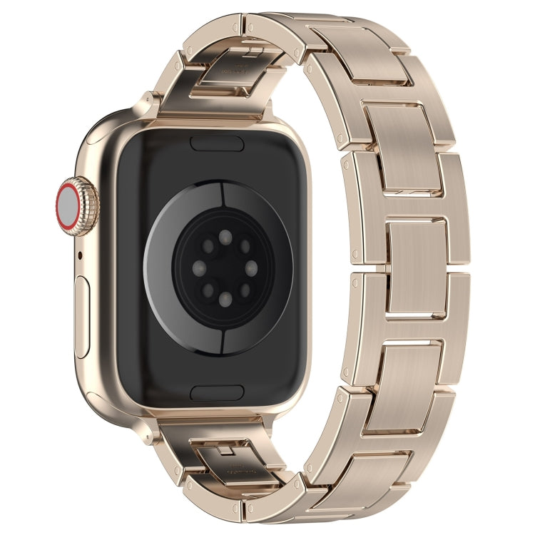 Rynx | For Apple Watch Series 5 40mm H Slim Stainless Steel Bracelet (Starlight)