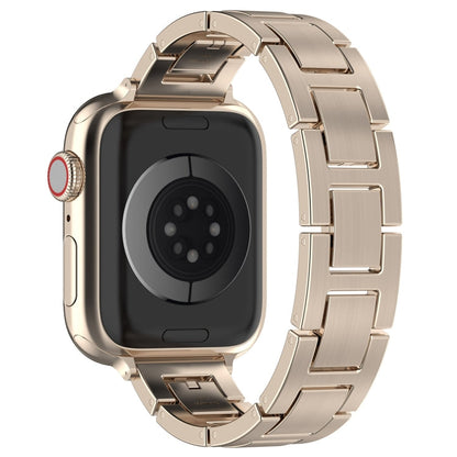 Rynx | For Apple Watch Series 5 40mm H Slim Stainless Steel Bracelet (Starlight)