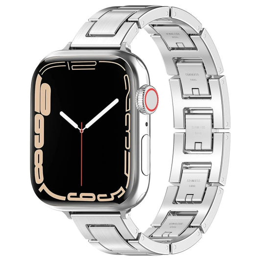 Rynx | For Apple Watch Series 5 40mm H Slim Stainless Steel Band (Silver)