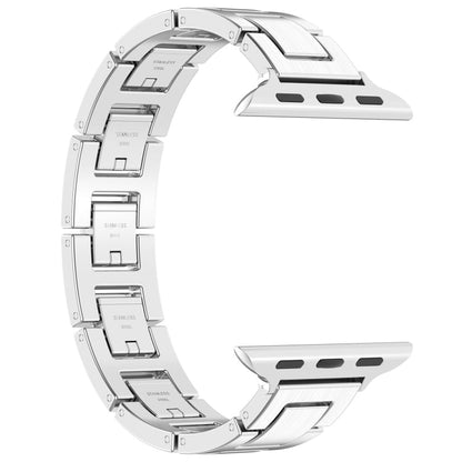 Rynx | For Apple Watch Series 5 40mm H Slim Stainless Steel Band (Silver)