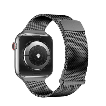 Rynx | For Apple Watch Series 9 45mm DUX DUCIS Milanese Pro Series Stainless Steel Band (Black)