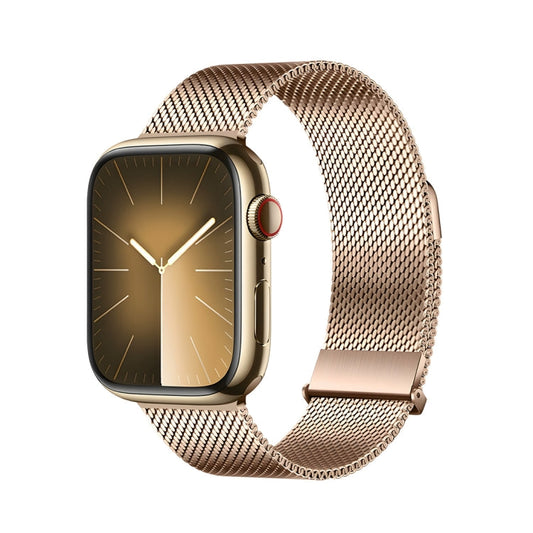 Rynx | For Apple Watch Series 4 44mm DUX DUCIS Milanese Pro Series Stainless Steel Band (Gold)