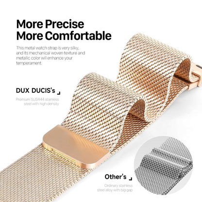 Rynx | For Apple Watch Series 4 44mm DUX DUCIS Milanese Pro Series Stainless Steel Band (Gold)