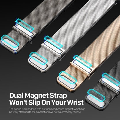 Rynx | For Apple Watch Series 4 44mm DUX DUCIS Milanese Pro Series Stainless Steel Band (Gold)