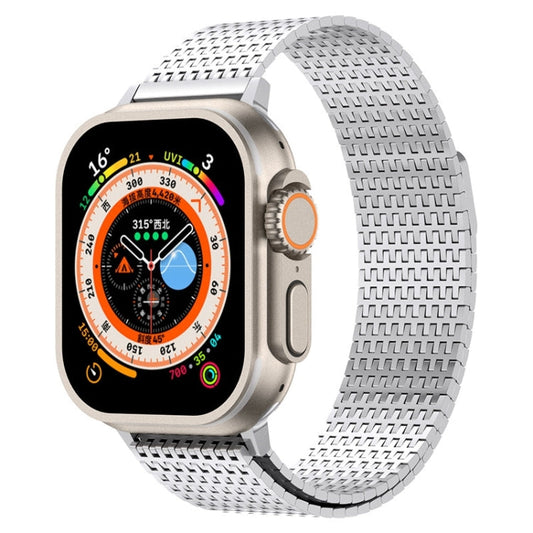 Rynx | For Apple Watch Series 5 40mm Milanese Loop Magnetic Closure Bracelet made of Stainless Steel (Silver)
