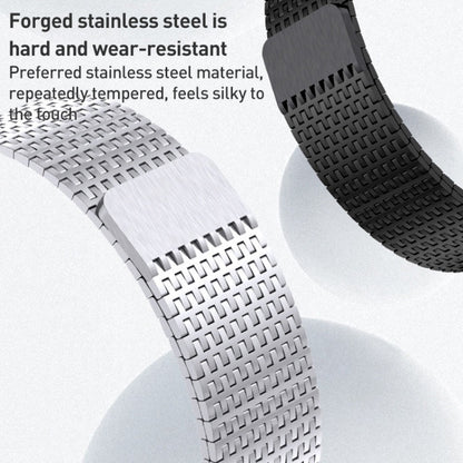 Rynx | For Apple Watch Series 5 40mm Milanese Loop Magnetic Closure Bracelet made of Stainless Steel (Silver)