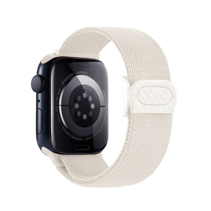 Rynx | For Apple Watch Series 5 40mm Carbon Fiber Texture Snap Closure Nylon Watch Band (Starlight)