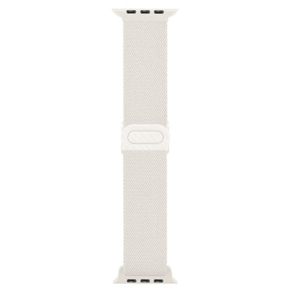 Rynx | For Apple Watch Series 5 40mm Carbon Fiber Texture Snap Closure Nylon Watch Band (Starlight)