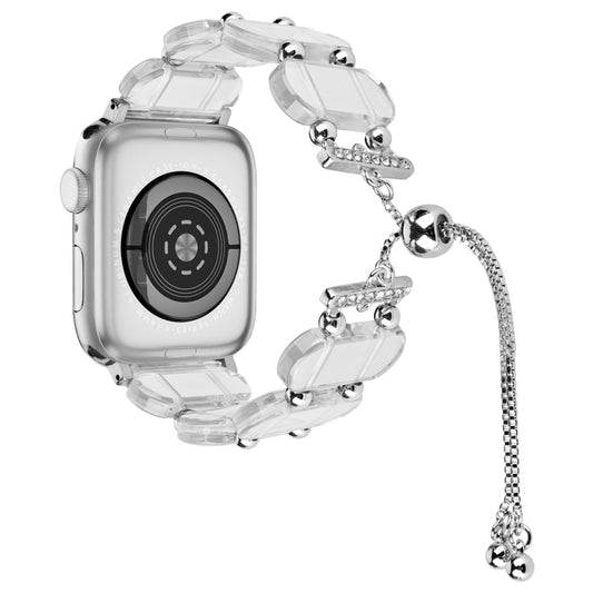 Rynx | For Apple Watch Series 9 41mm Resin Honeycomb Watch Band (Transparent)