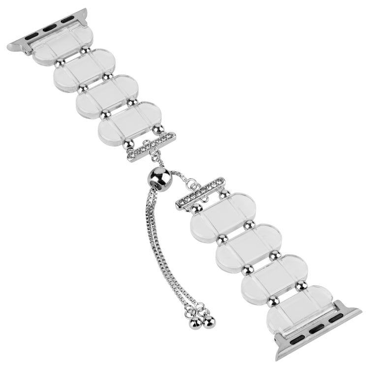 Rynx | For Apple Watch Series 9 41mm Resin Honeycomb Watch Band (Transparent)