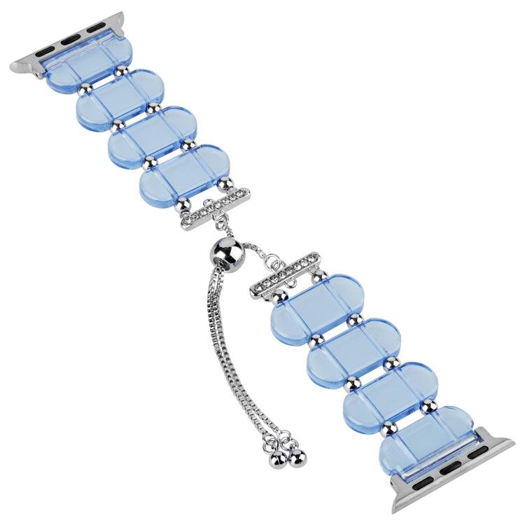 Rynx | For Apple Watch Series 5 40mm Resin Expandable Chain Watch Band (Blue)