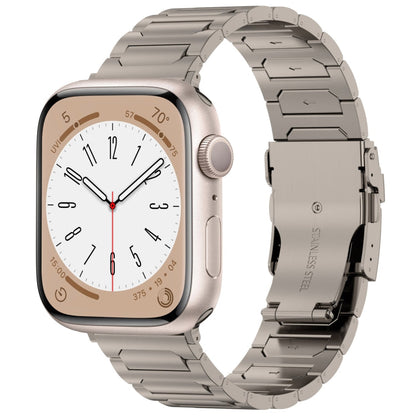 Rynx | For Apple Watch Series 9 45mm I-shaped Titanium Metal Bracelet (Titanium)