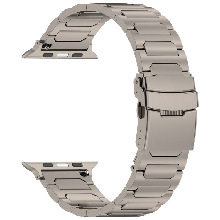 Rynx | For Apple Watch Series 9 45mm I-shaped Titanium Metal Bracelet (Titanium)