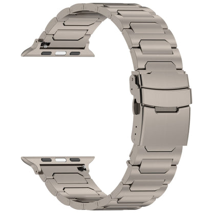 Rynx | For Apple Watch Series 9 45mm I-shaped Titanium Metal Bracelet (Titanium)