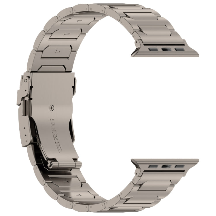 Rynx | For Apple Watch Series 9 45mm I-shaped Titanium Metal Bracelet (Titanium)