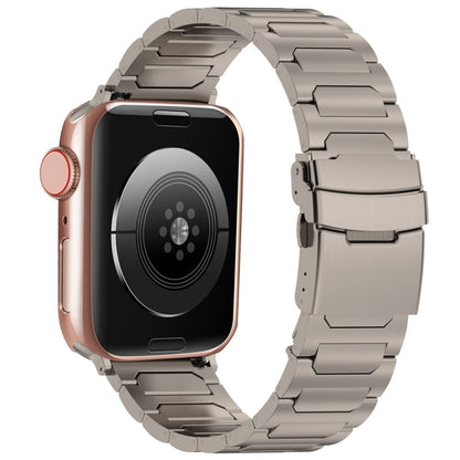 Rynx | For Apple Watch Series 9 45mm I-shaped Titanium Metal Bracelet (Titanium)