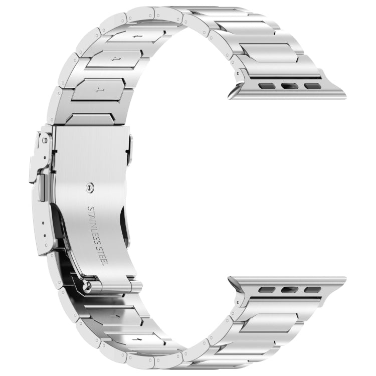 Rynx | For Apple Watch Series 3 38mm I-shaped titanium metal strap (Silver)