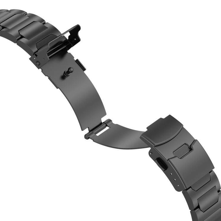 Rynx | For Apple Watch Series 7 45mm I-shaped Titanium Metal Watch Band (Mirror Silver)