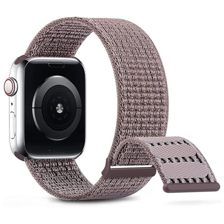 Rynx | For Apple Watch Series 9 41mm Dual Hook and Loop Nylon Watch Band (Rough Purple)