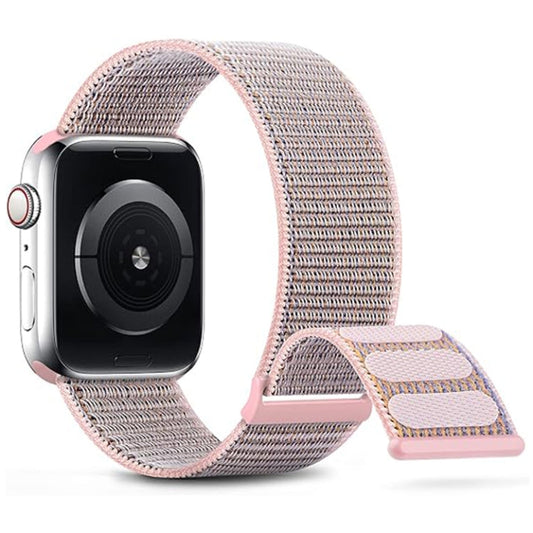 Rynx | For Apple Watch Series 7 41mm Double Velcro Nylon Watch Band (Silt)