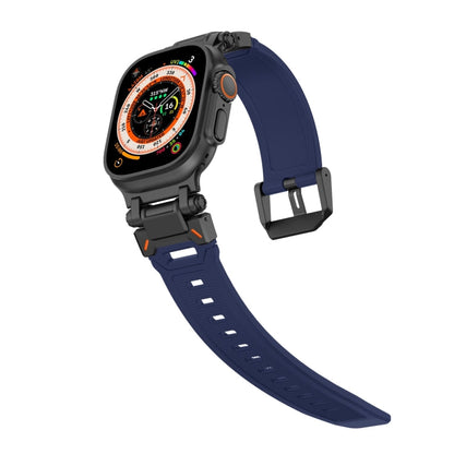 Rynx | For Apple Watch Series 9 45mm Explorer TPU Watch Band (Black Blue)