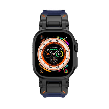 Rynx | For Apple Watch Series 9 45mm Explorer TPU Watch Band (Black Blue)