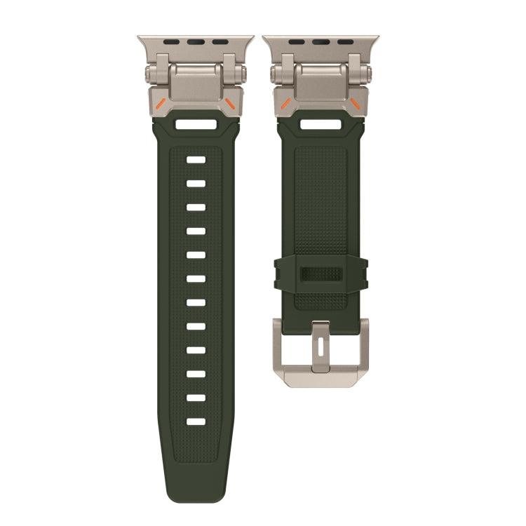 Rynx | For Apple Watch Series 9 45mm Explorer TPU Watch Band (Titan Green)