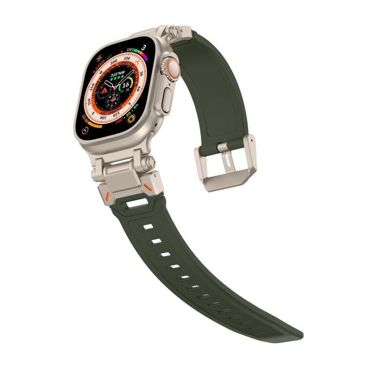Rynx | For Apple Watch Series 9 45mm Explorer TPU Watch Band (Titan Green)