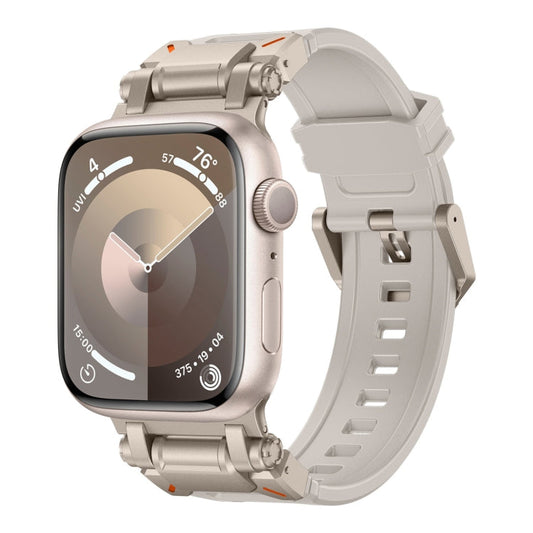 Rynx | For Apple Watch Series 9 45mm Explorer TPU Watch Band (Titanium Starlight)