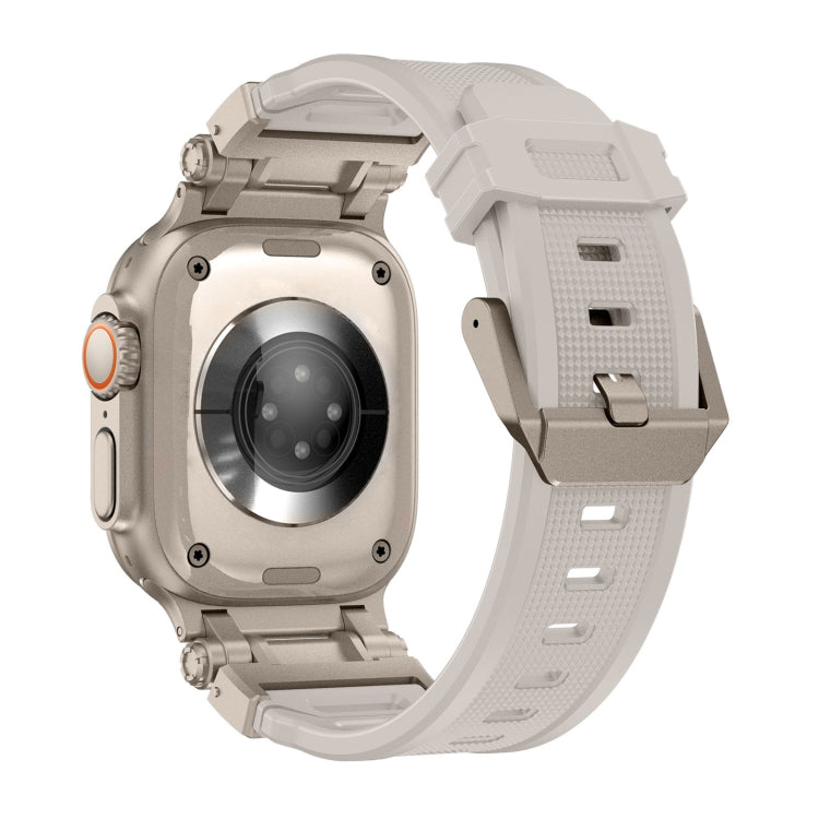Rynx | For Apple Watch Series 9 45mm Explorer TPU Watch Band (Titanium Starlight)