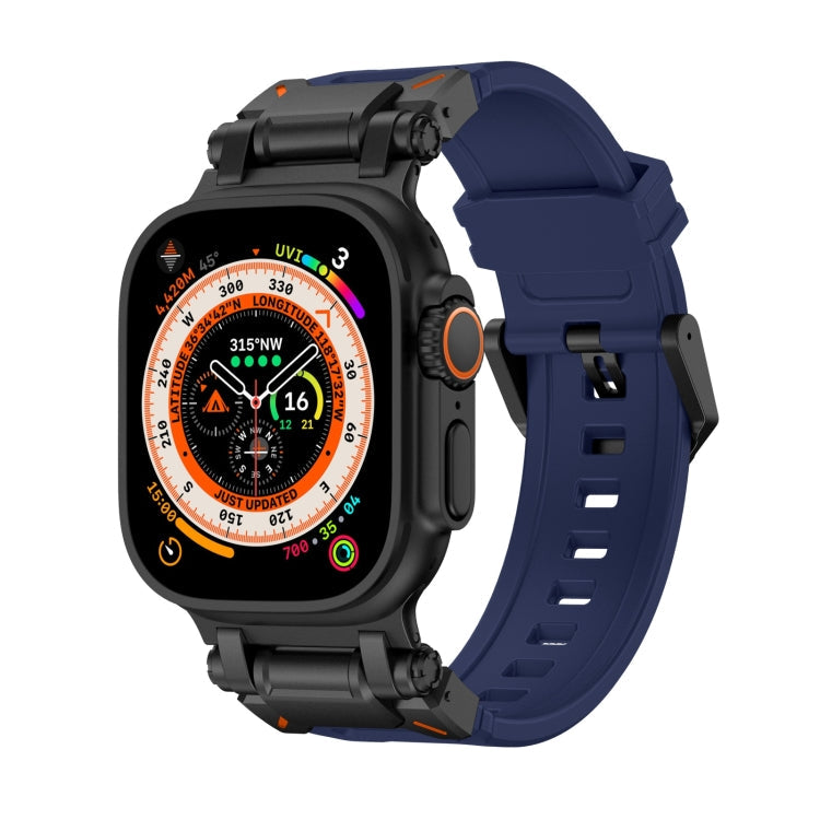 Rynx | For Apple Watch Ultra 49mm Explorer TPU Watch Band (Black Blue)