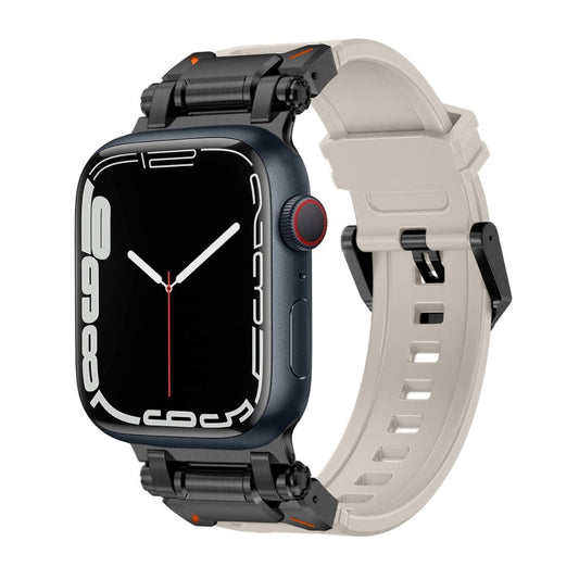 Rynx | For Apple Watch Series 3 42mm Explorer TPU Watch Strap (Black Star Light)