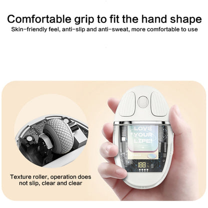 Rynx | ZGA Colorful Transparent Dual-Mode Wireless 2.4G + Bluetooth 5.0 Mouse (Purple)