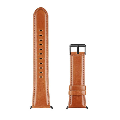 Rynx | For Apple Watch Series 4 44mm DUX DUCIS Business Genuine Leather Strap (Khaki)