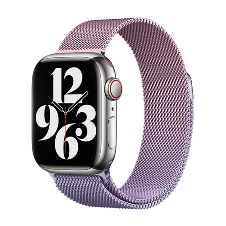 Rynx | For Apple Watch Series 9 45mm Milan Gradient Loop Magnetic Closure Watch Band (Pink Lavender)