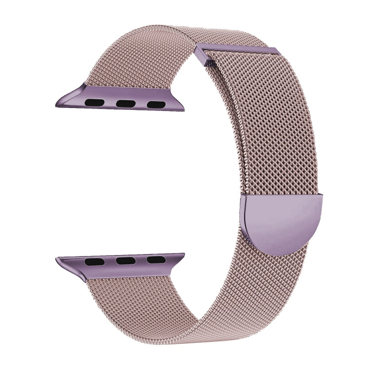 Rynx | For Apple Watch Series 9 41mm Two Color Milanese Loop Magnetic Bracelet (Pink Purple)