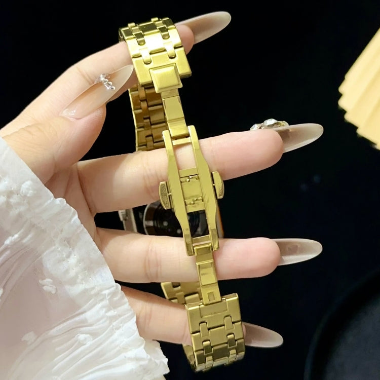 Rynx | For Apple Watch Series 7 41mm Double T Stainless Steel Bracelet (Gold)