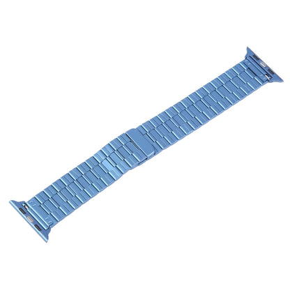 Rynx | For Apple Watch Series 9 45mm Bamboo Stainless Steel Magnetic Watch Band (Blue)