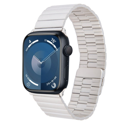 Rynx | For Apple Watch Series 9 41mm Bamboo Stainless Steel Magnetic Bracelet (Starlight)