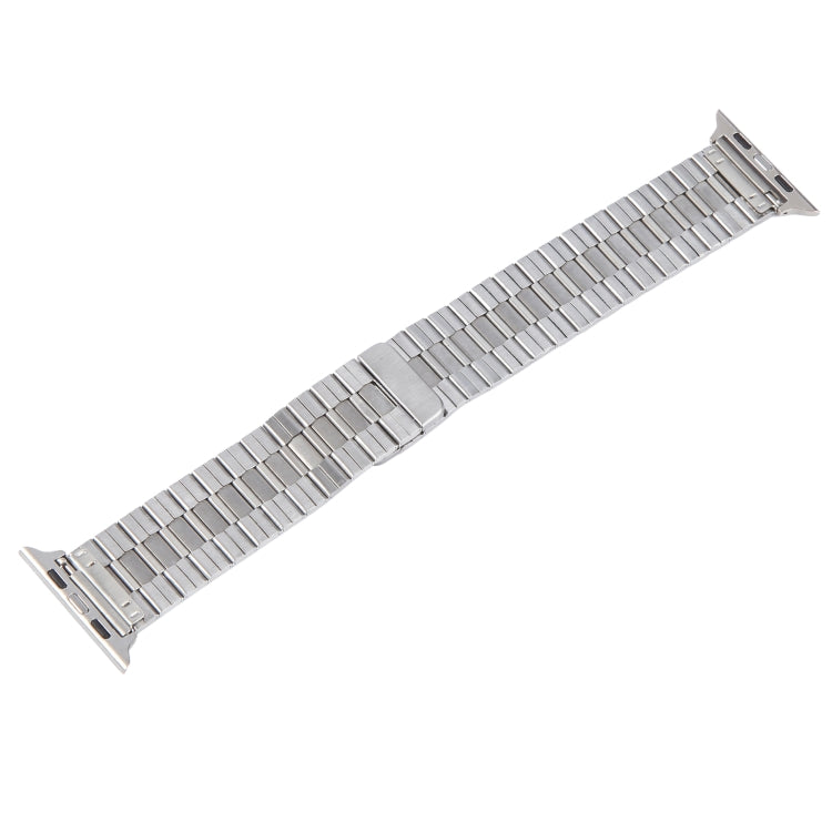Rynx | For Apple Watch Series 5 40mm Bamboo Stainless Steel Magnetic Watch Band (Silver)