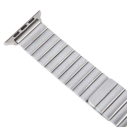 Rynx | For Apple Watch Series 5 40mm Bamboo Stainless Steel Magnetic Watch Band (Silver)