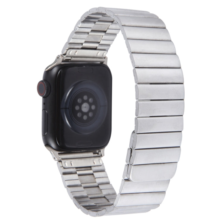 Rynx | For Apple Watch Series 5 40mm Bamboo Stainless Steel Magnetic Watch Band (Silver)
