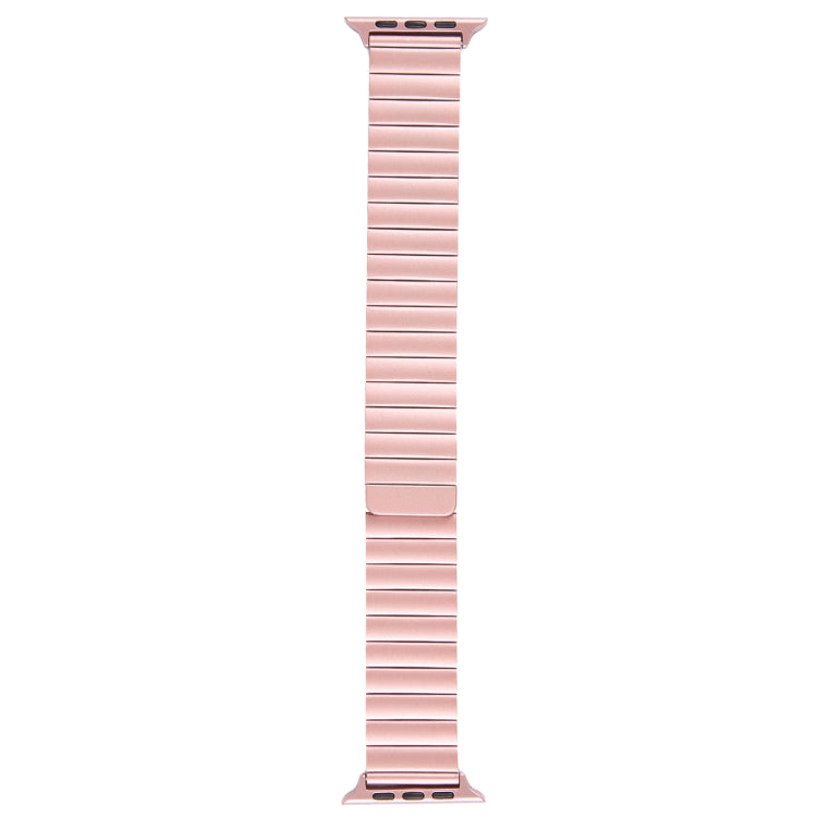 Rynx | For Apple Watch Series 4 40mm Bamboo Stainless Steel Magnetic Watch Band (Pink)