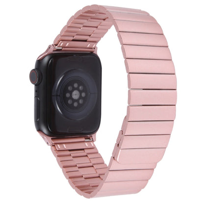 Rynx | For Apple Watch Series 4 40mm Bamboo Stainless Steel Magnetic Watch Band (Pink)