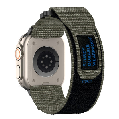 Rynx | For Apple Watch Series 9 45mm Nylon Velcro Strap (Gray)