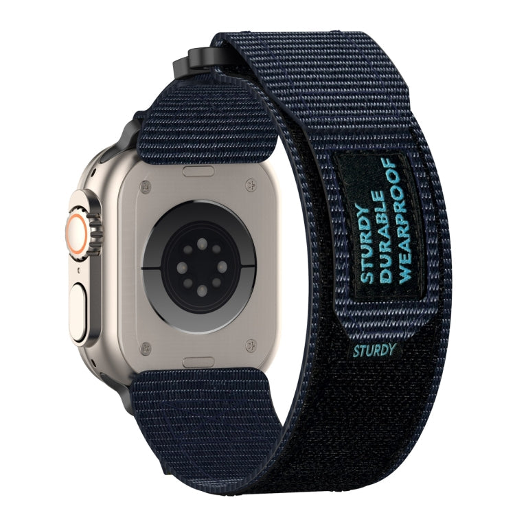 Rynx | For Apple Watch Series 9 45mm Nylon Velcro Watch Band (Blue)