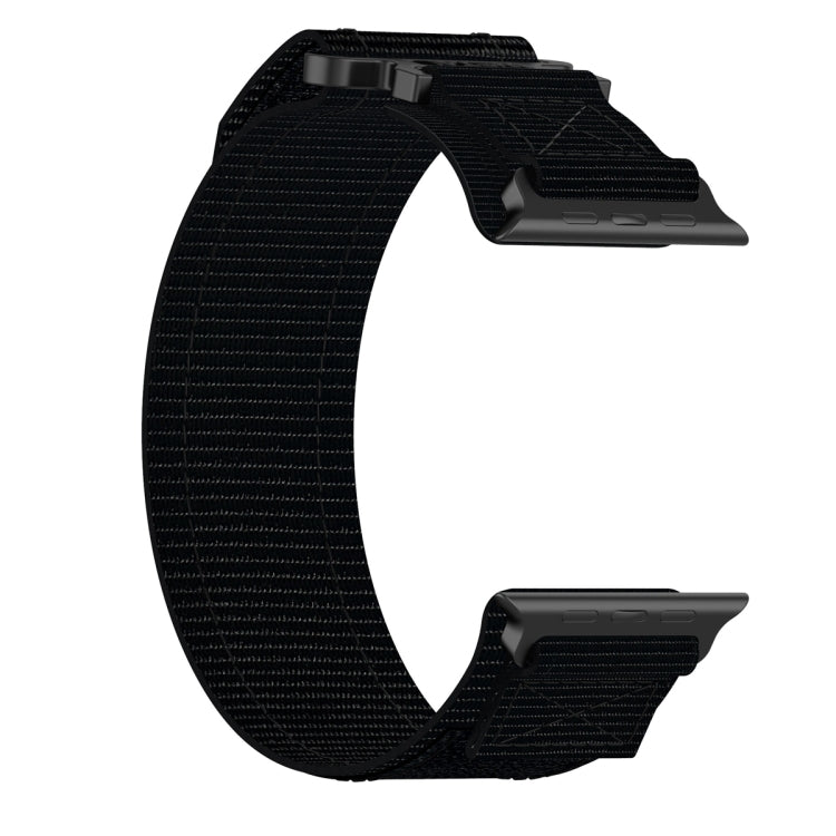Rynx | For Apple Watch Series 7 45mm Nylon Velcro Watch Band (Black)