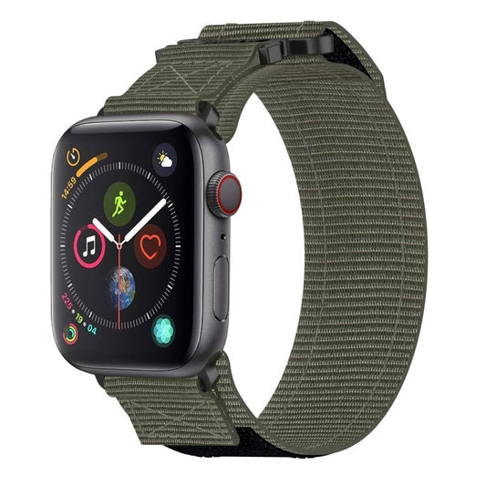 Rynx | For Apple Watch Series 4 44mm Nylon Velcro Watch Strap (Gray)
